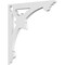 Ekena Millwork Sellek Architectural Grade PVC Bracket, 5/8"W X 12"D X 12"H BKTP01X12X12SK - alternate 1